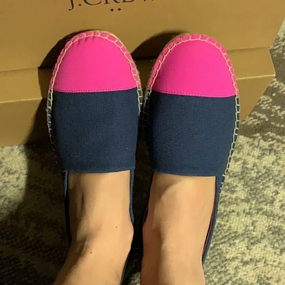 🆕 JCrew slip-on bicolor espadrilles 7.5